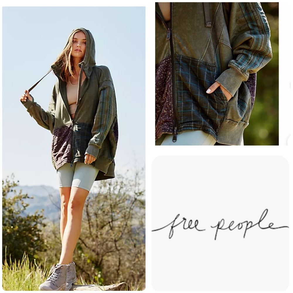 Free People | All Your Love Patchwork Hoodie